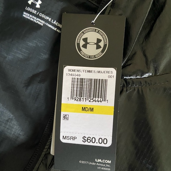 SOLD NWT Under Armour Rain Jacket - Picture 7 of 8